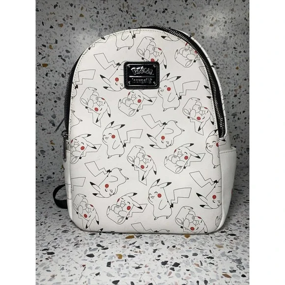Loungefly Pokemon AOP Allover Print Pikachu Mini Backpack BoxLunch Exclusive - Picture 1 of 7